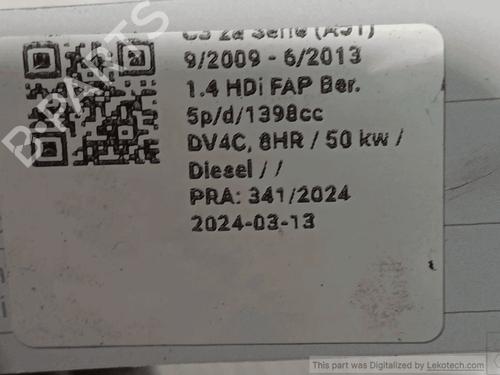 Starter CITROËN C3 II (SC_) 1.4 HDi 70 (SC8HZC, SC8HR0, SC8HP4) | BP33823542M8  - Image 5