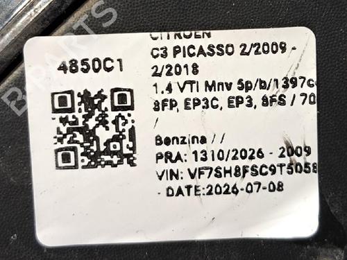 Left taillight CITROËN C3 Picasso (SH_) 1.4 VTi 95 (SH8FSC, SH8FP0, SH8FP6) | BP37485686C34 - Image 6