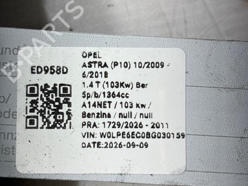 Alternator OPEL ASTRA J (P10) 1.4 Turbo (68) | BP40525221M7 - Image 6