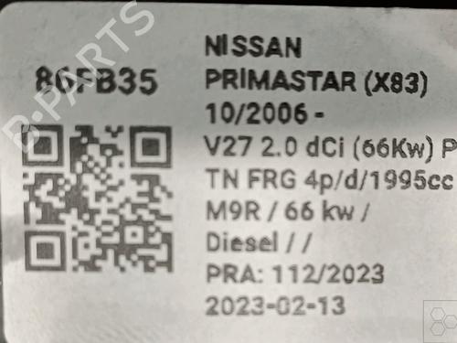 Brake master cylinder NISSAN PRIMASTAR Van (X83) 2.0 dCi 90 | BP33822627M77 - Image 4