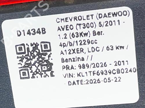 Left taillight CHEVROLET AVEO Saloon (T300) 1.2 | BP36833974C34 - Image 6