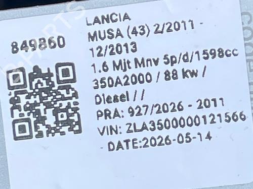 Engine LANCIA MUSA (350_) 1.6 D Multijet (350.AXH1A) | BP36319246M1  - Image 6