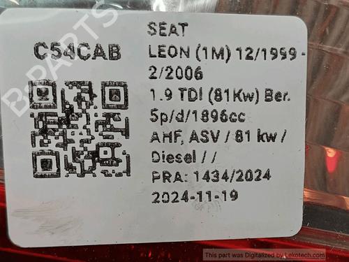 Right tailgate light SEAT LEON (1M1) 1.9 TDI | BP33823437C80 - Image 5