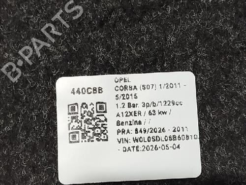 Rear parcel shelf OPEL CORSA D (S07) 1.2 (L08, L68) | BP37711254C85  - Image 7