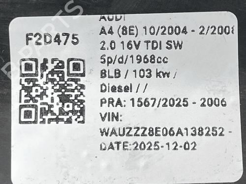 Other AUDI A4 B7 (8EC) 2.0 TDI | BP33824125O1 - Image 6