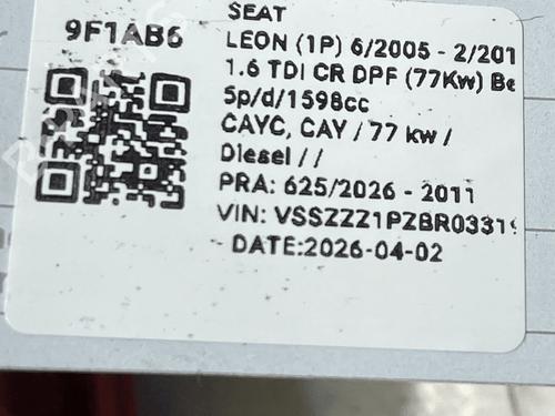 Right tailgate light SEAT LEON (1P1) 1.6 TDI | BP33822949C80  - Image 6