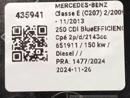 Upper protection MERCEDES-BENZ E-CLASS Coupe (C207) E 250 CDI / BlueTEC / d (207.303, 207.304) | BP33821643M93 - Image 5