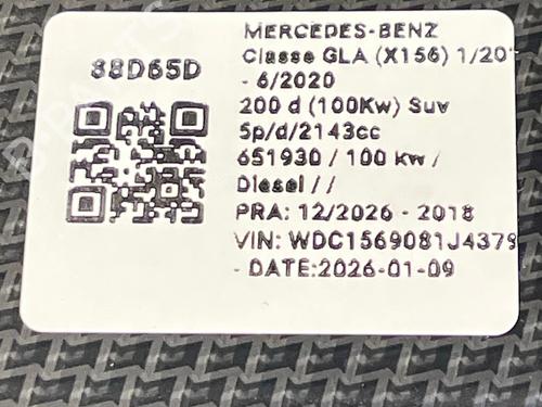 Dashboard MERCEDES-BENZ GLA-CLASS (X156) GLA 200 CDI / d (156.908) | BP37603208C46 - Image 3