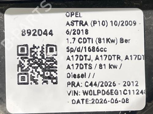 Left headlight OPEL ASTRA J (P10) 1.7 CDTI (68) | BP36663400C28 - Image 6