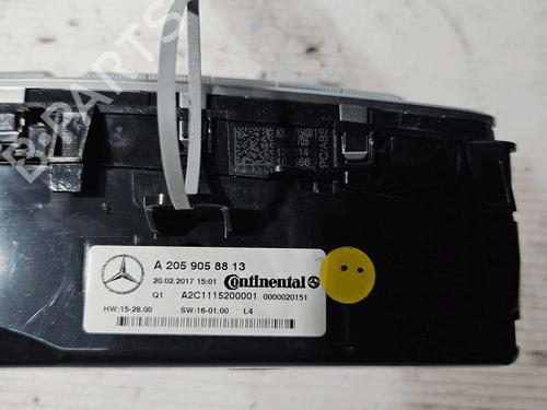 Climate control MERCEDES-BENZ A-CLASS (W176) A 220 CDI (176.003) | BP33821182I5 - Image 2