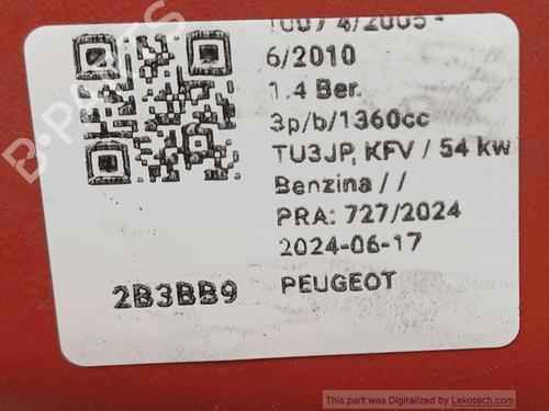 Right taillight PEUGEOT 1007 (KM_) 1.4 | BP33821304C35  - Image 5