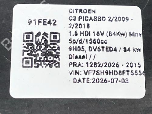 Right headlight CITROËN C3 Picasso (SH_) 1.6 HDi 115 | BP37415602C29 - Image 6