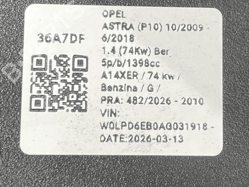 Left taillight OPEL ASTRA J (P10) 1.4 (68) | BP33821472C34  - Image 6