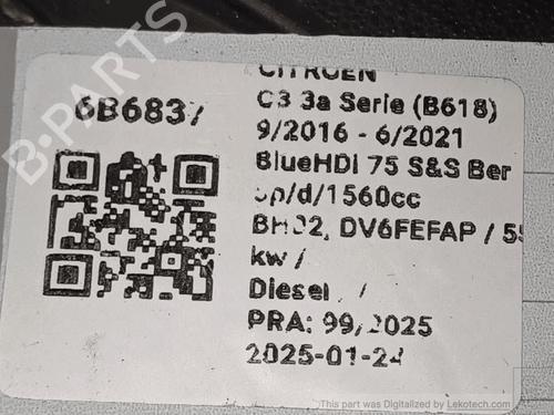 Steering wheel CITROËN C3 III (SX) 1.6 BlueHDi 75 | BP33822238C49  - Image 6