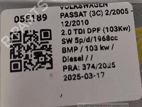 Electronic module VW PASSAT B6 (3C2) 2.0 TDI | BP33820628M83 - Image 4