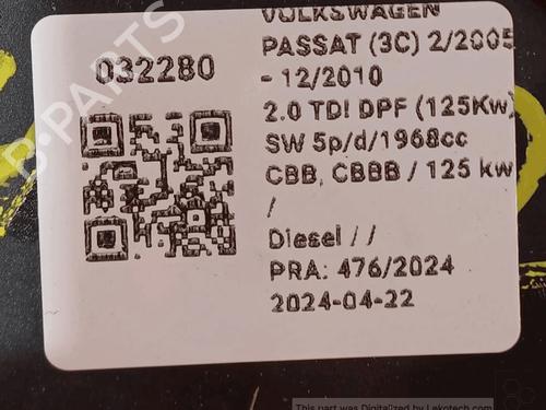 Right front window motor VW PASSAT B6 (3C2) 2.0 TDI | BP33820555E20  - Image 5