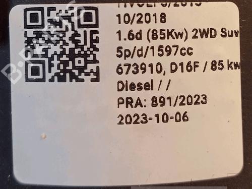 Instrument cluster SSANGYONG KORANDO (C300) 1.6 e-XDi | BP33822567C47 - Image 5