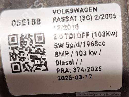 Starter VW PASSAT B6 (3C2) 2.0 TDI | BP33820627M8 - Image 5