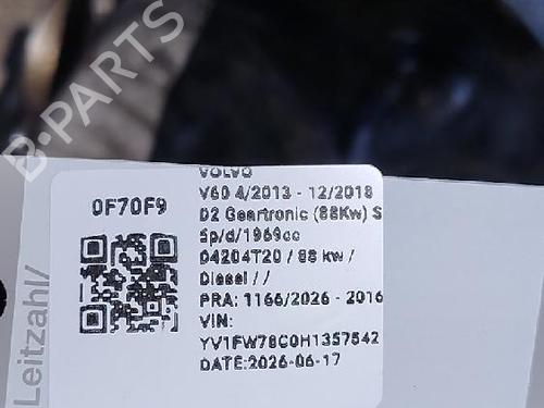 Gearbox VOLVO V60 I (155) D2 | BP37629961M3 - Image 6