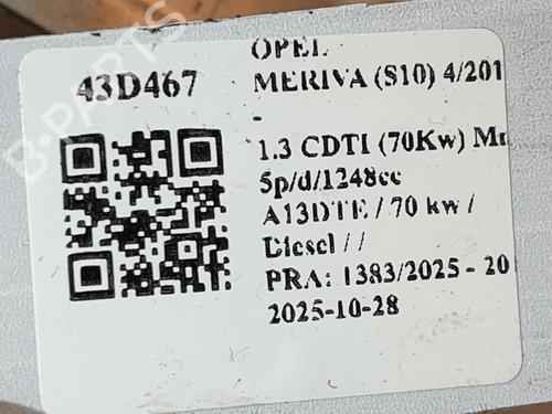 AC compressor OPEL MERIVA B MPV (S10) 1.3 CDTI (75) | BP33821654M34 - Image 6