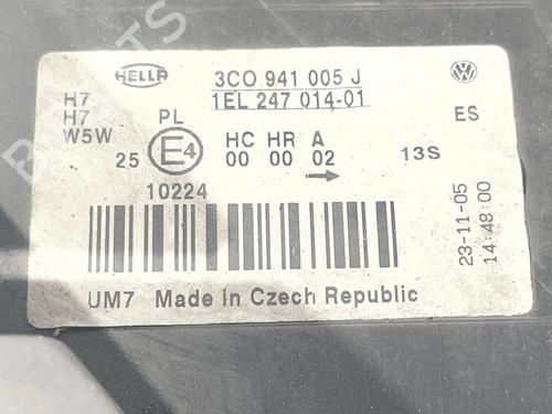 Left headlight VW PASSAT B6 (3C2) 2.0 TDI | BP35800540C28 - Image 5