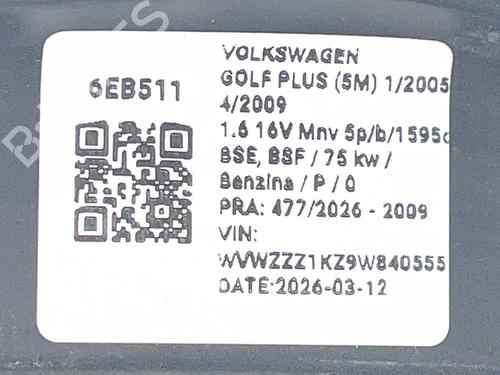 Right tailgate light VW GOLF PLUS V (5M1, 521) 1.6 | BP37230972C80 - Image 6
