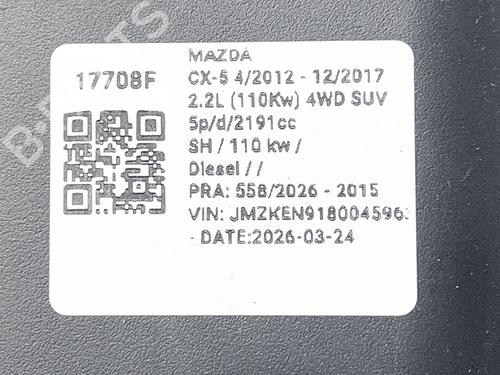 Rear parcel shelf MAZDA CX-5 (KE, GH) 2.2 D (KE2FW) | BP33821004C85  - Image 6