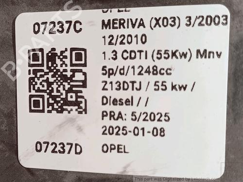 Left headlight OPEL MERIVA A MPV (X03) 1.3 CDTI (E75) | BP33820667C28 - Image 5