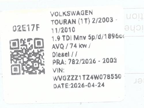 Headlight switch VW TOURAN (1T1, 1T2) 1.9 TDI | BP36449773I24  - Image 6