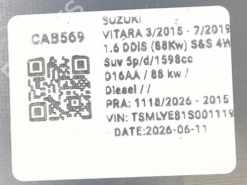 Quadrante SUZUKI VITARA (LY) 1.6 DDiS (APK 416D) | BP37230978C47 - Image 6