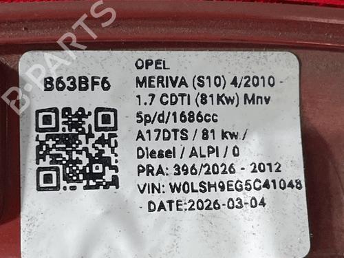 Right tailgate light OPEL MERIVA B MPV (S10) 1.7 CDTI (75) | BP33823273C80  - Image 6