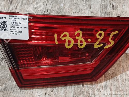 Used Left tailgate light Left tailgate light RENAULT CLIO IV (BH_) 1.2 16V (73 hp) 33820582 33820582