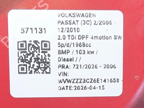 Left taillight VW PASSAT B6 (3C2) 2.0 TDI | BP35895225C34 - Image 6