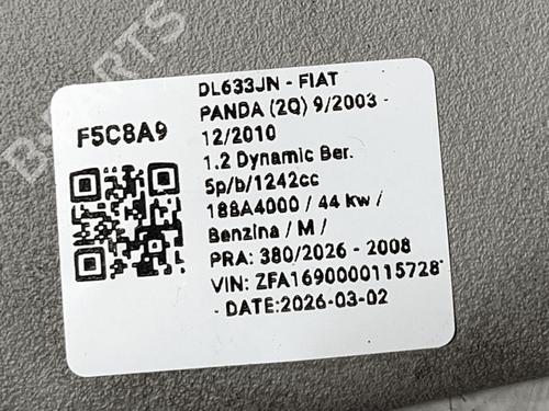 Right sun visor FIAT PANDA (169_) 1.2 (169.AXB11, 169.AXB1A) | BP33824166I2  - Image 6
