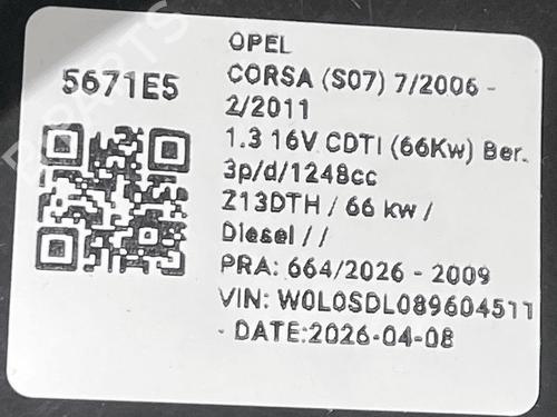 Right headlight OPEL CORSA D (S07) 1.3 CDTI (L08, L68) | BP33929905C29 - Image 6
