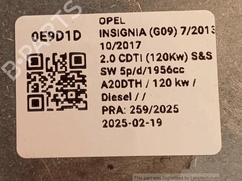 Electronic module OPEL INSIGNIA A Saloon (G09) 2.0 CDTI (69) | BP33820799M83 - Image 5