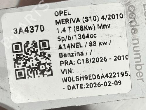 Starter OPEL MERIVA B MPV (S10) 1.4 (75) | BP33821504M8 - Image 6