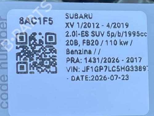 Engine SUBARU IMPREZA Hatchback (GP_) 2.0 AWD (GP7) | BP38106597M1 - Image 6