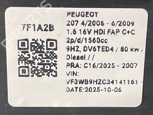 Left headlight PEUGEOT 207 CC (WD_) 1.6 HDi | BP36663396C28  - Image 6