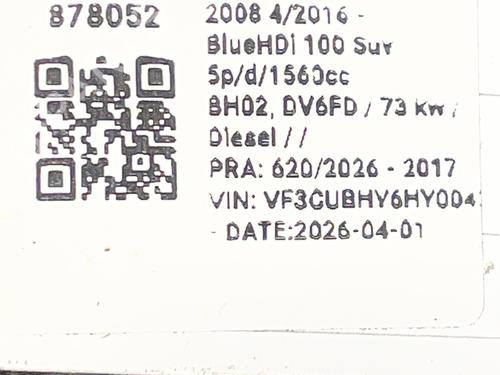 Right tailgate light PEUGEOT 2008 I (CU_) 1.6 BlueHDi 100 | BP36556510C80 - Image 6