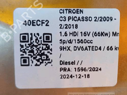 Left headlight CITROËN C3 Picasso (SH_) 1.6 HDi | BP33821603C28  - Image 5