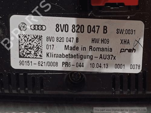 Climate control AUDI A3 (8V1, 8VK) 1.6 TDI | BP33821497I5 - Image 3