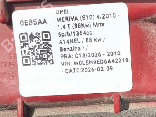 Left tailgate light OPEL MERIVA B MPV (S10) 1.4 (75) | BP33820800C79  - Image 6