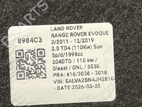 Rear parcel shelf LAND ROVER RANGE ROVER EVOQUE (L538) 2.0 D 4x4 | BP33822663C85 - Image 6