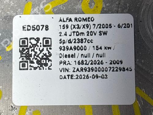 Electronic module ALFA ROMEO 159 (939_) 2.4 JTDM (939AXD) | BP39263550M83  - Image 6