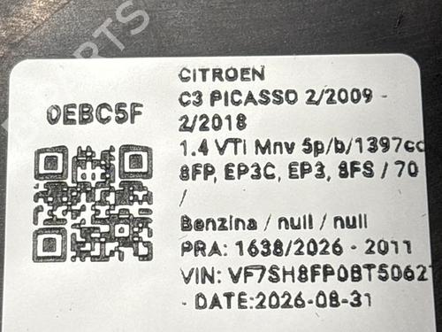 Right headlight CITROËN C3 Picasso (SH_) 1.4 VTi 95 (SH8FSC, SH8FP0, SH8FP6) | BP38771266C29  - Image 6