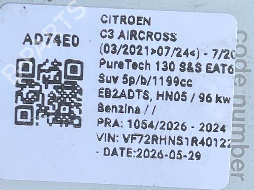 Engine CITROËN C3 AIRCROSS II (2R_, 2C_) 1.2 PureTech 130 (2RHNYH) | BP36695492M1 - Image 6