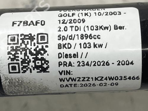 Left front driveshaft VW GOLF V (1K1) 2.0 TDI | BP34113787M38 - Image 5
