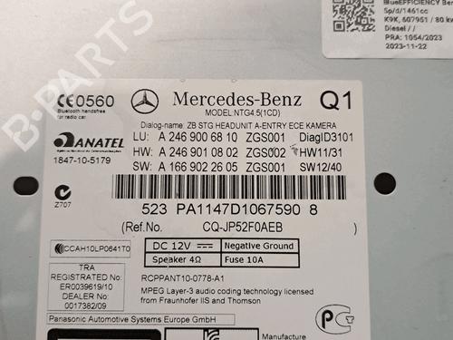 Radio MERCEDES-BENZ A-CLASS (W176) A 180 CDI / d (176.012) | BP33822666E6 - Image 4