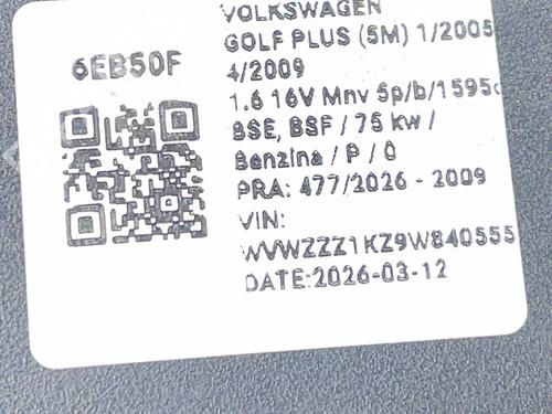 Left taillight VW GOLF PLUS V (5M1, 521) 1.6 | BP36883243C34  - Image 6